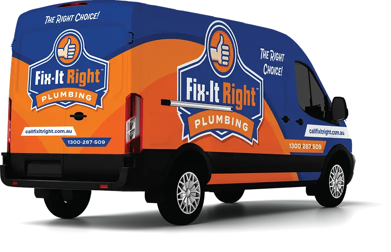 Fix-It Right Plumbing van, The Right Choice