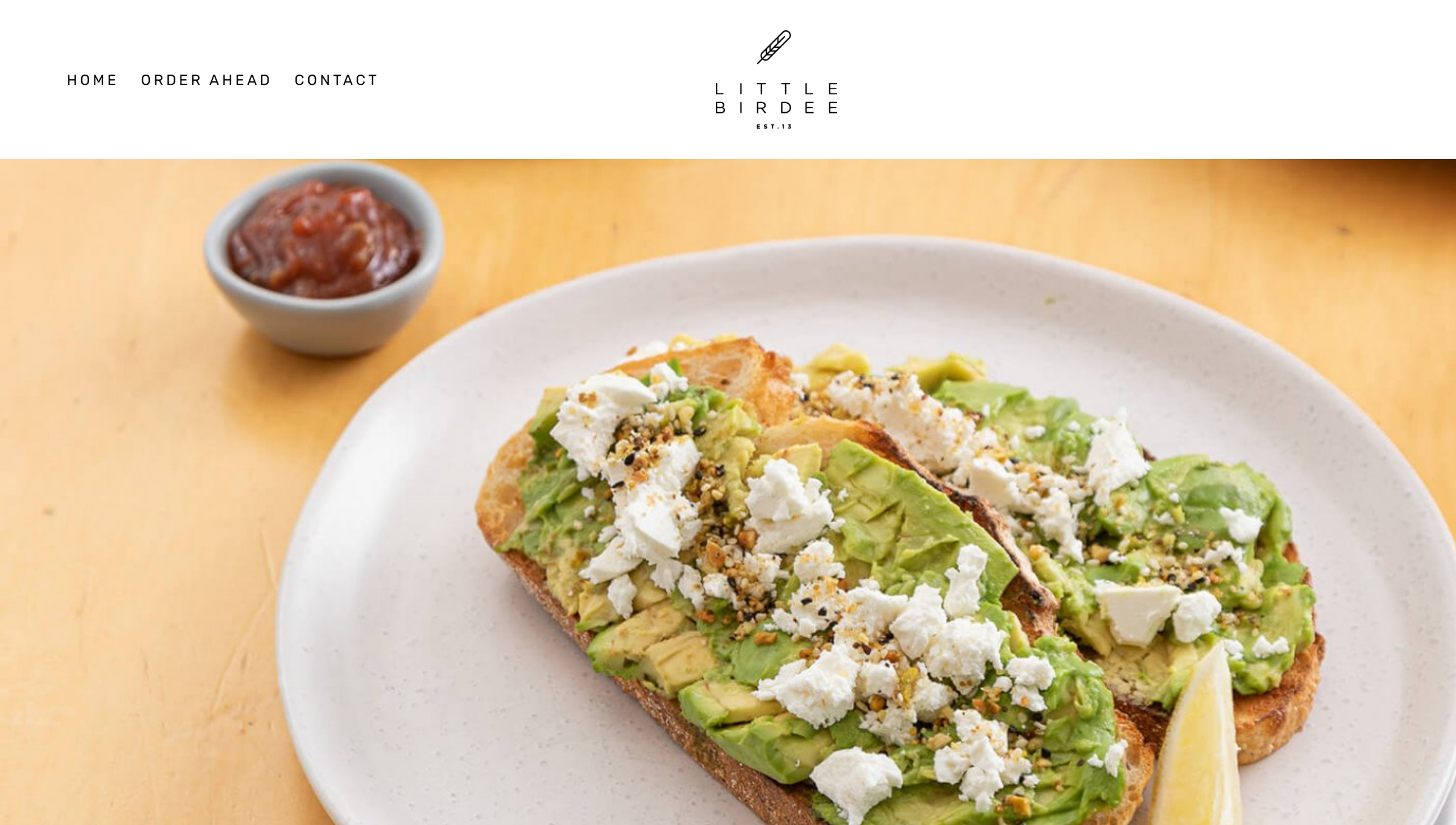 Little Birdee Catering — their live website